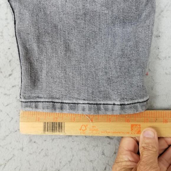 Levis 511 Jeans Mens 36x36 Gray Slim Fit Stretch Denim Pants Mid Rise Casual - Picture 8 of 12